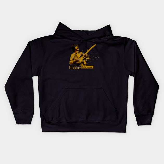 Robbie Robertson Kids Hoodie by Nana On Here